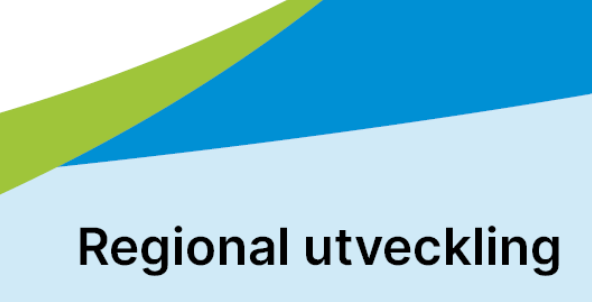 Sidhuvudet på Regional utvecklings nyhetsbrev.