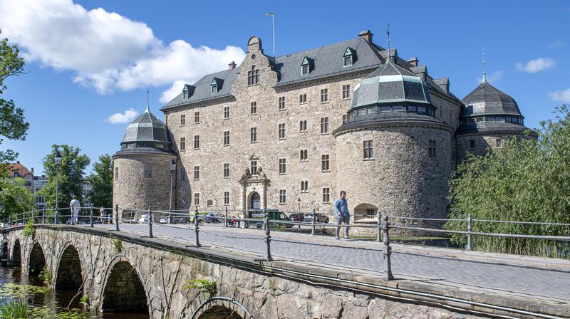 Slottet, slott, Örebro, svartån, Kanslibron
