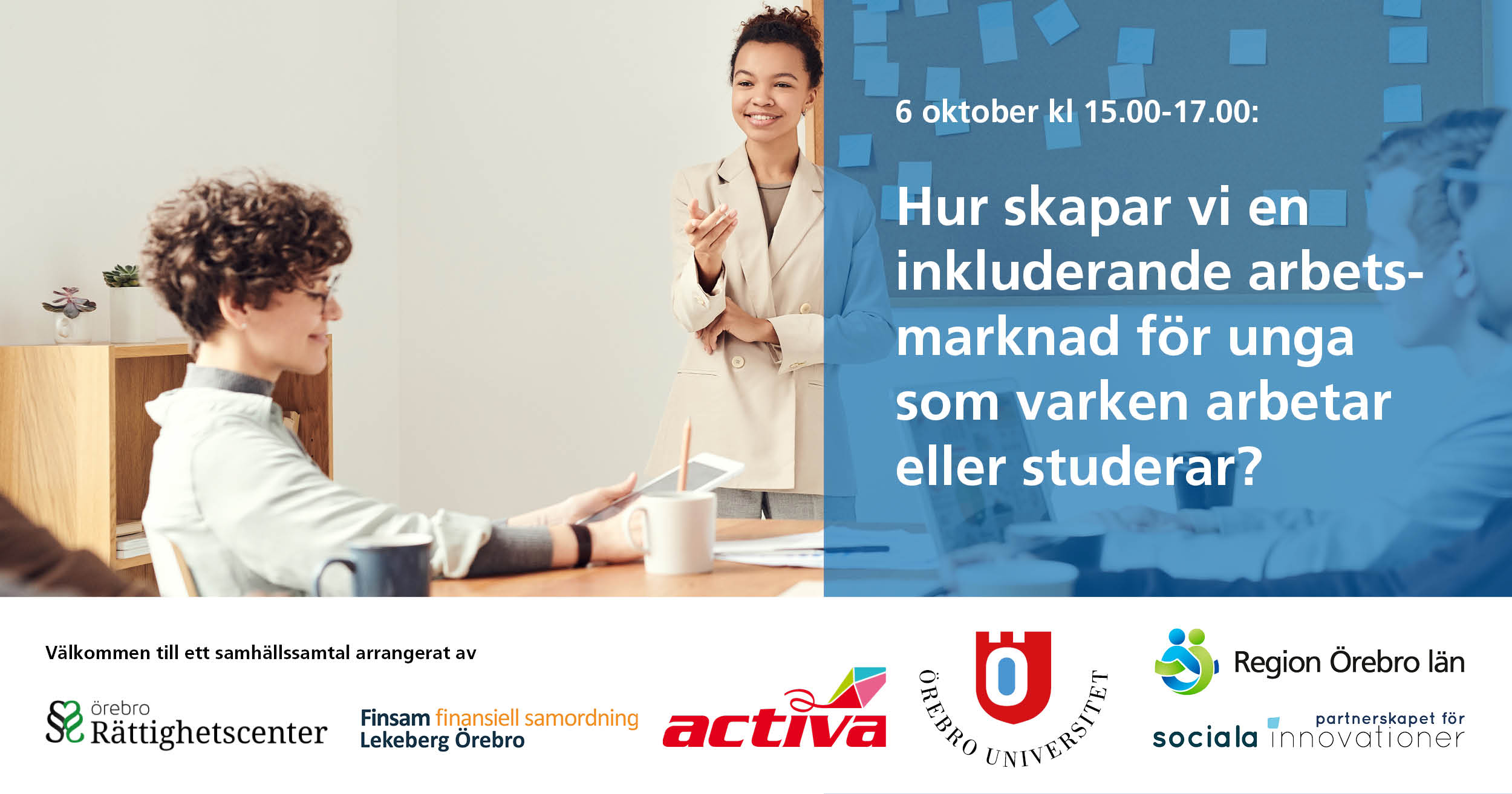 Samhällssamtal 6 oktober kl 15-17