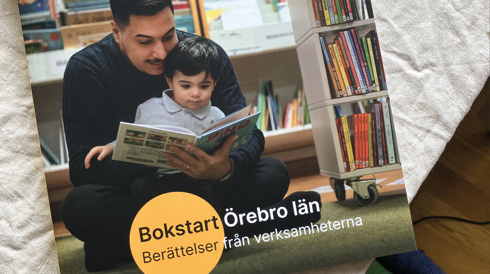 Bild på omslaget till boken Bokstart Örebro län